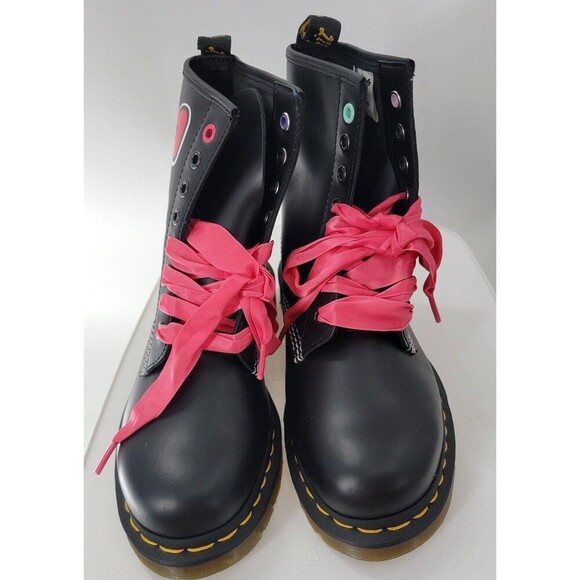 Dr Martens Hello Kitty & Friends 1460 Smooth Leather Lace Up Boots - Picture 2 of 9